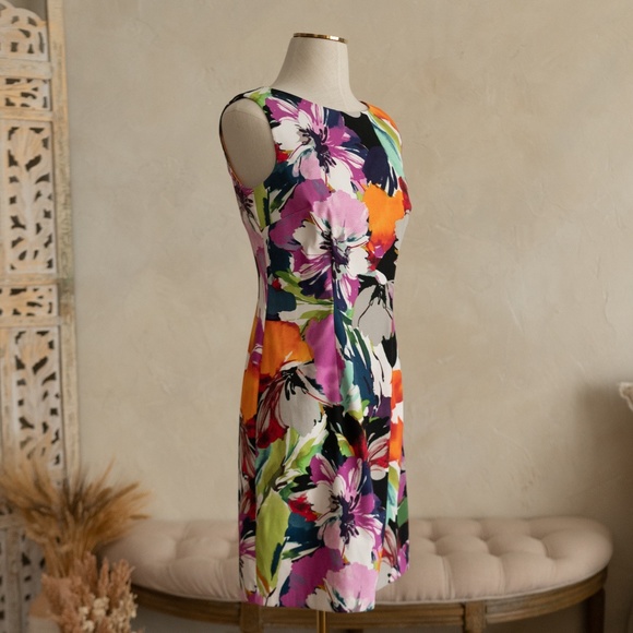 ALYX Floral Print Sleeveless Sheath Dress size 4 🌸 - Picture 1 of 8
